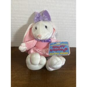 Collector's Choice Hoppy Hopster Bunny Rabbit Bean Bag International Plush Pink